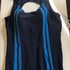 Navy Marine One Piece Bathing Suit